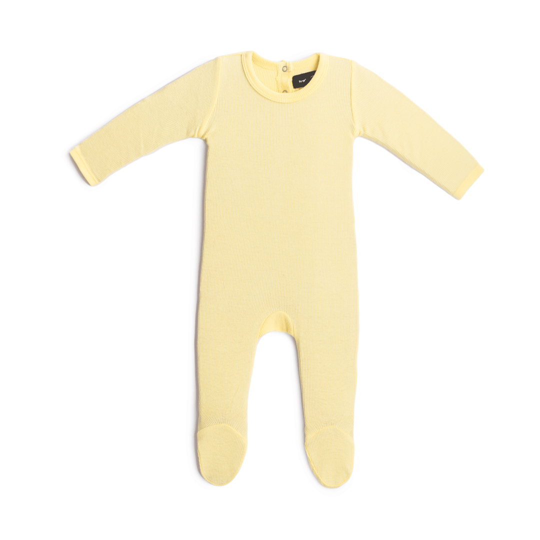 Rib Onesie Lemonade Baby Romper by {{ product_vemdor}}