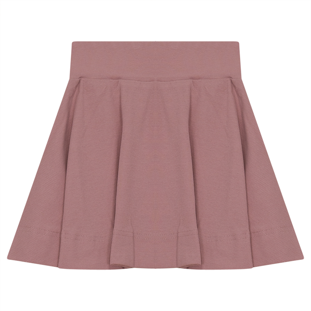 Rib Line Skirt in Blush by Peek a boo