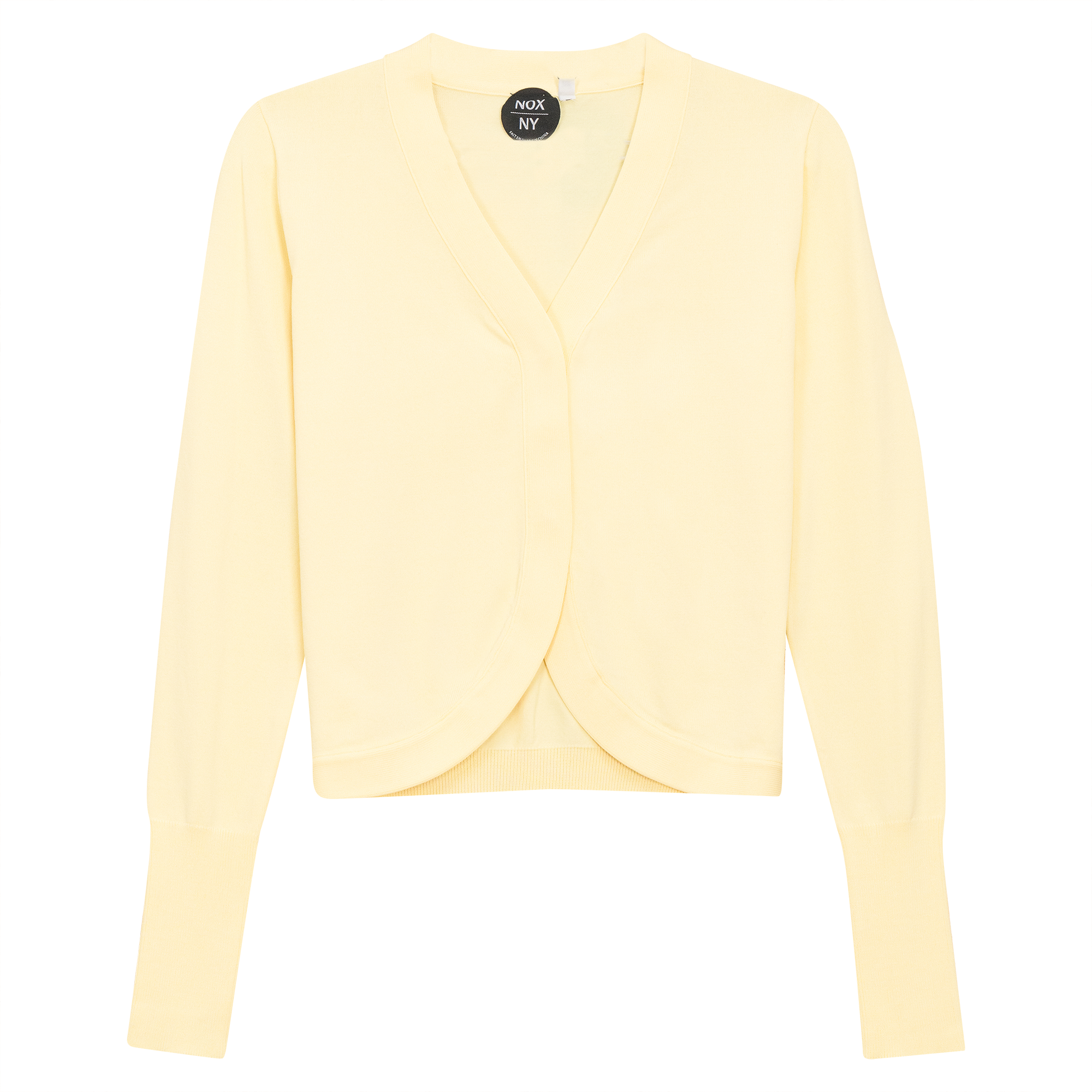 Crop Knit Cardigan in Popcorn by NOX-NY