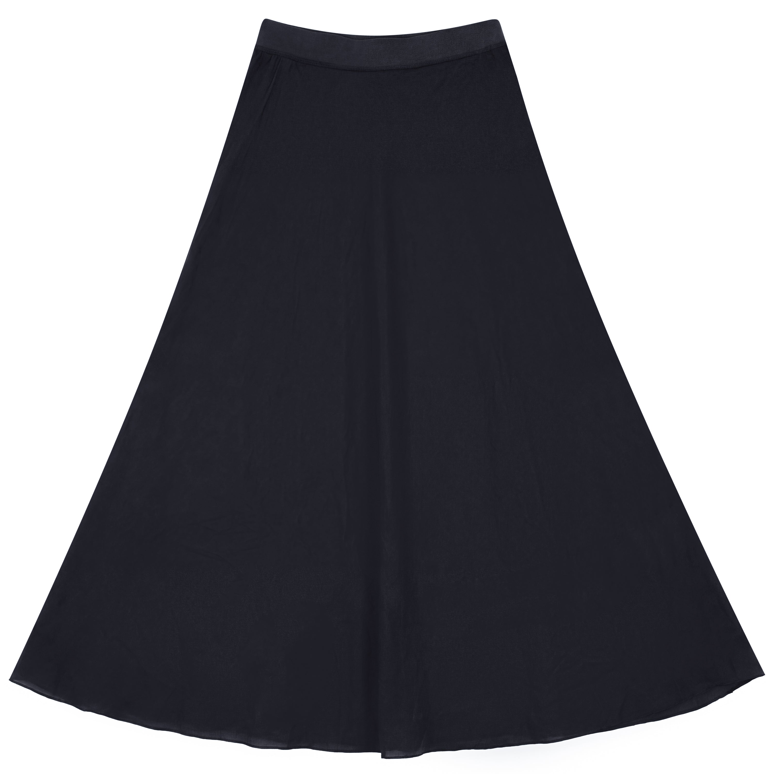 Maxi Gauze Skirt in Black by Red Myth