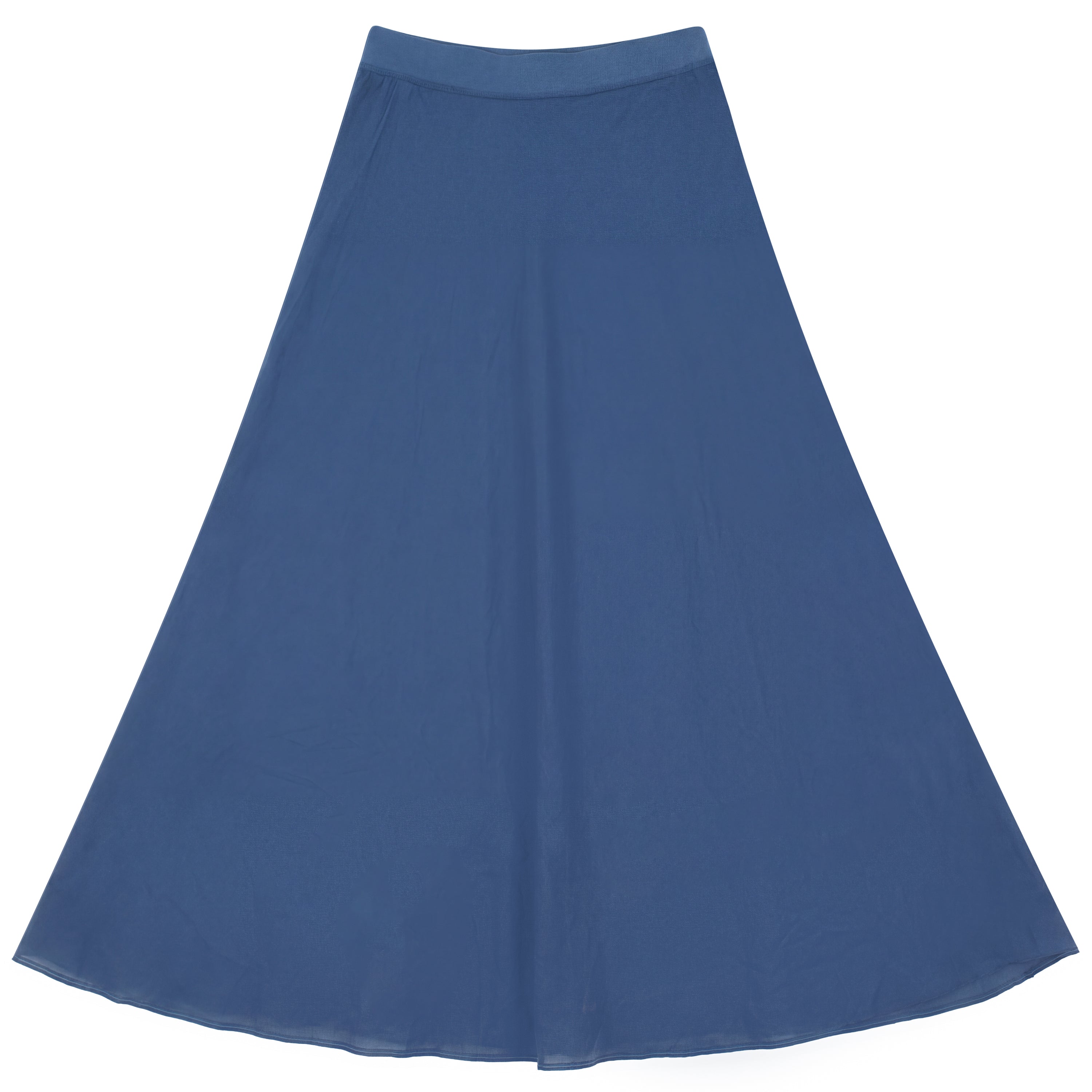 Maxi Gauze Skirt in Denim by Red Myth