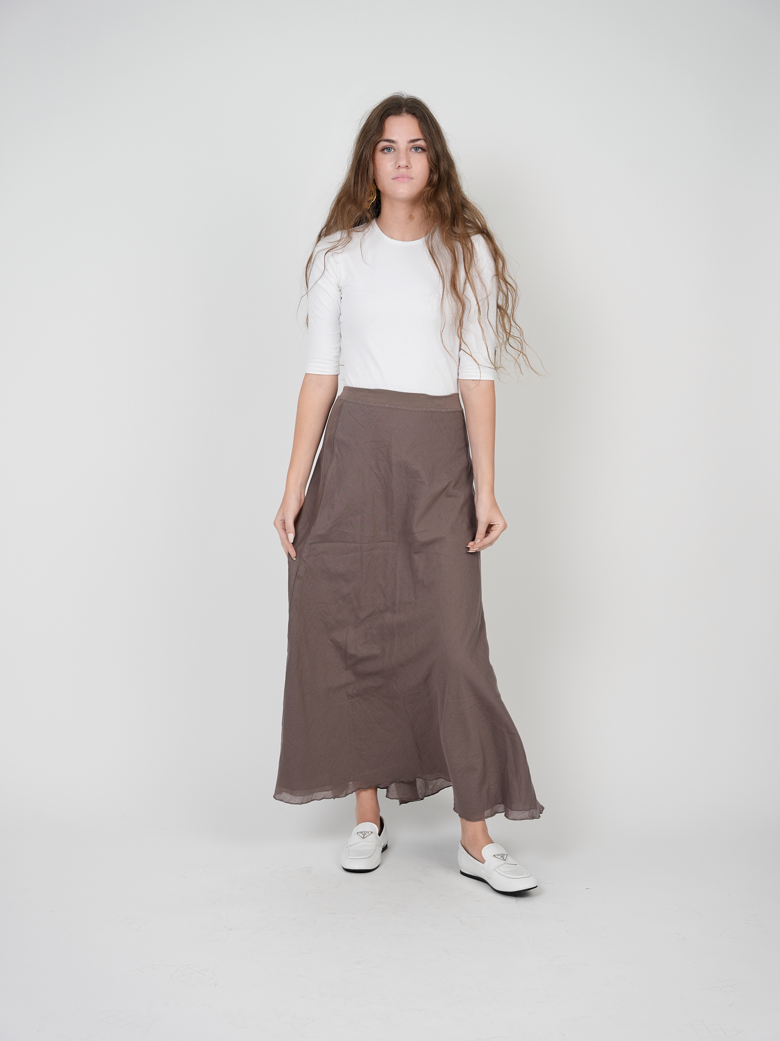 Maxi Gauze Skirt in by Red Myth