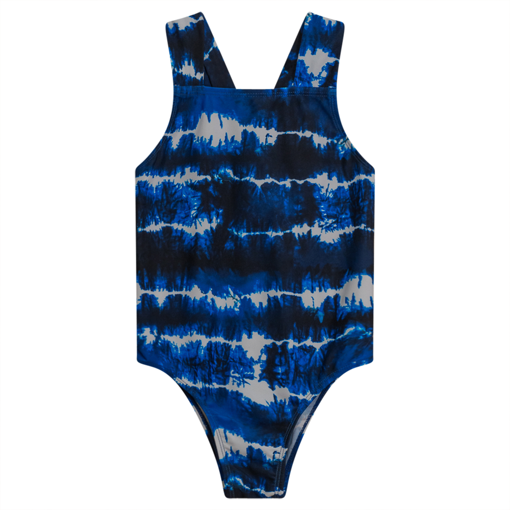 Tie Dye Swimsuit in Blue by Try