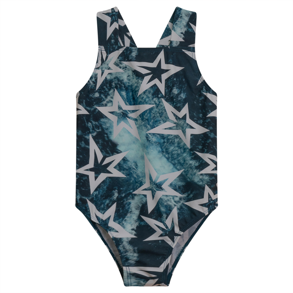 Tie Dye Swimsuit in Teal by Try