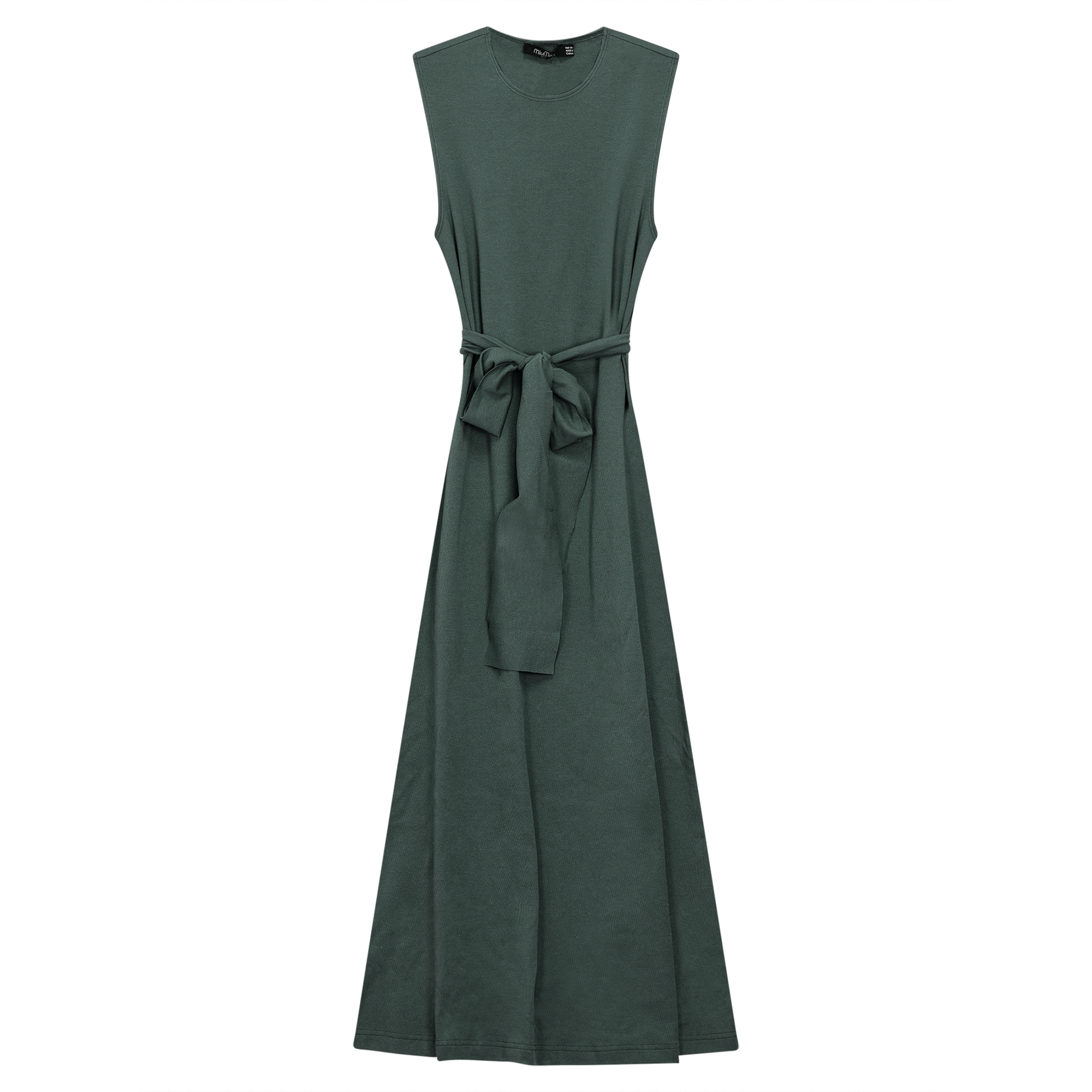 A-Line Midi Jumper in Basil by MiuMax