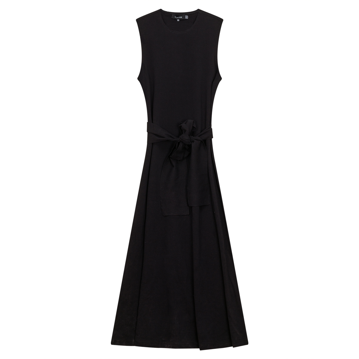 A-Line Midi Jumper in Black by MiuMax