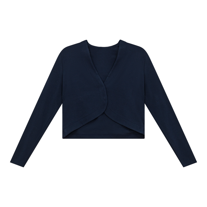 Cropped Bolero Dark Denim Ladies Cardigan by {{ product_vemdor}}