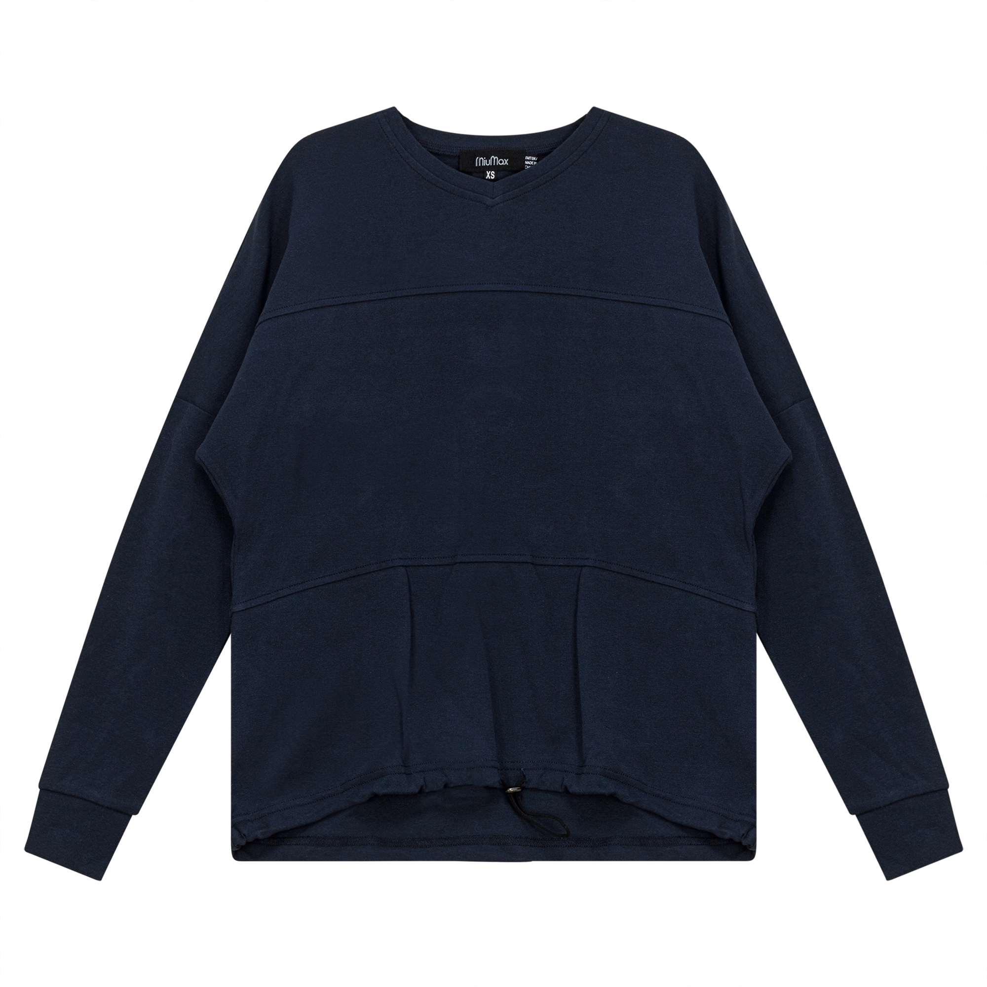 Bungee Sweatshirt in Dark Denim by MiuMax