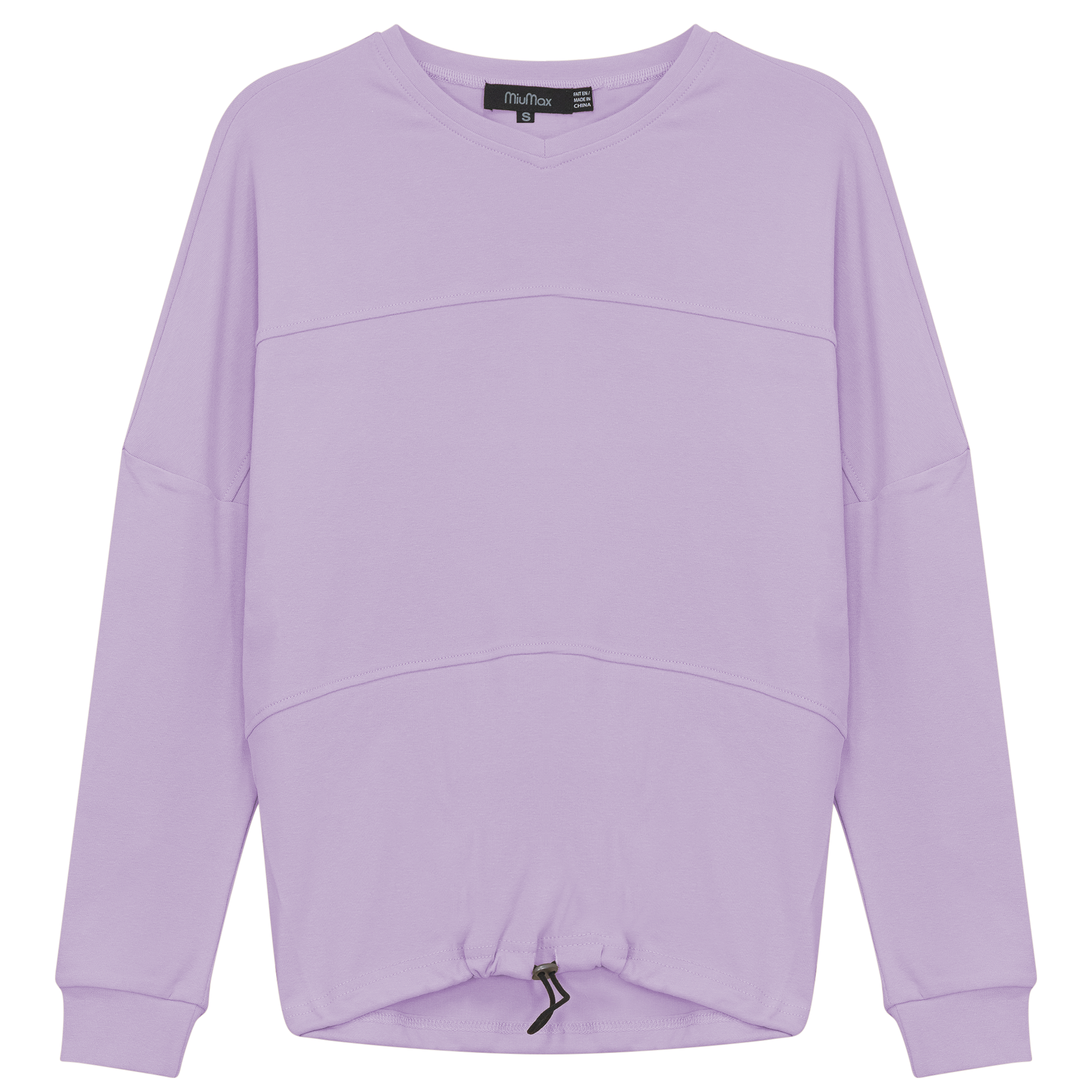 Bungee Sweatshirt in Lilac by MiuMax