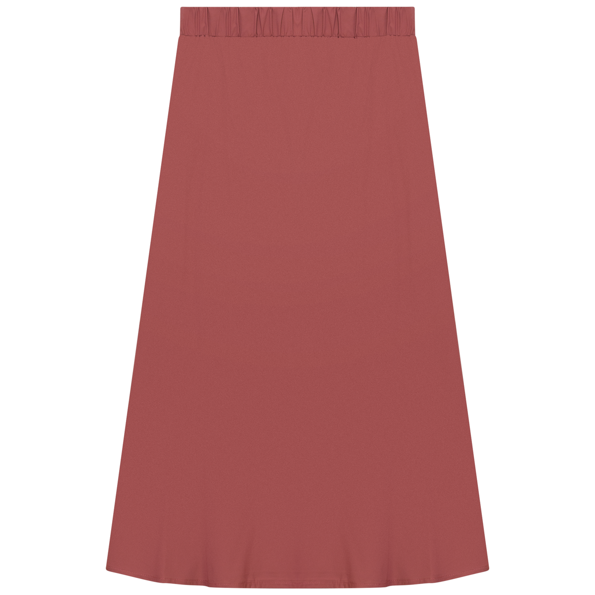 Flare Midi Skirt in Champagn by E.U.X. Exclusive