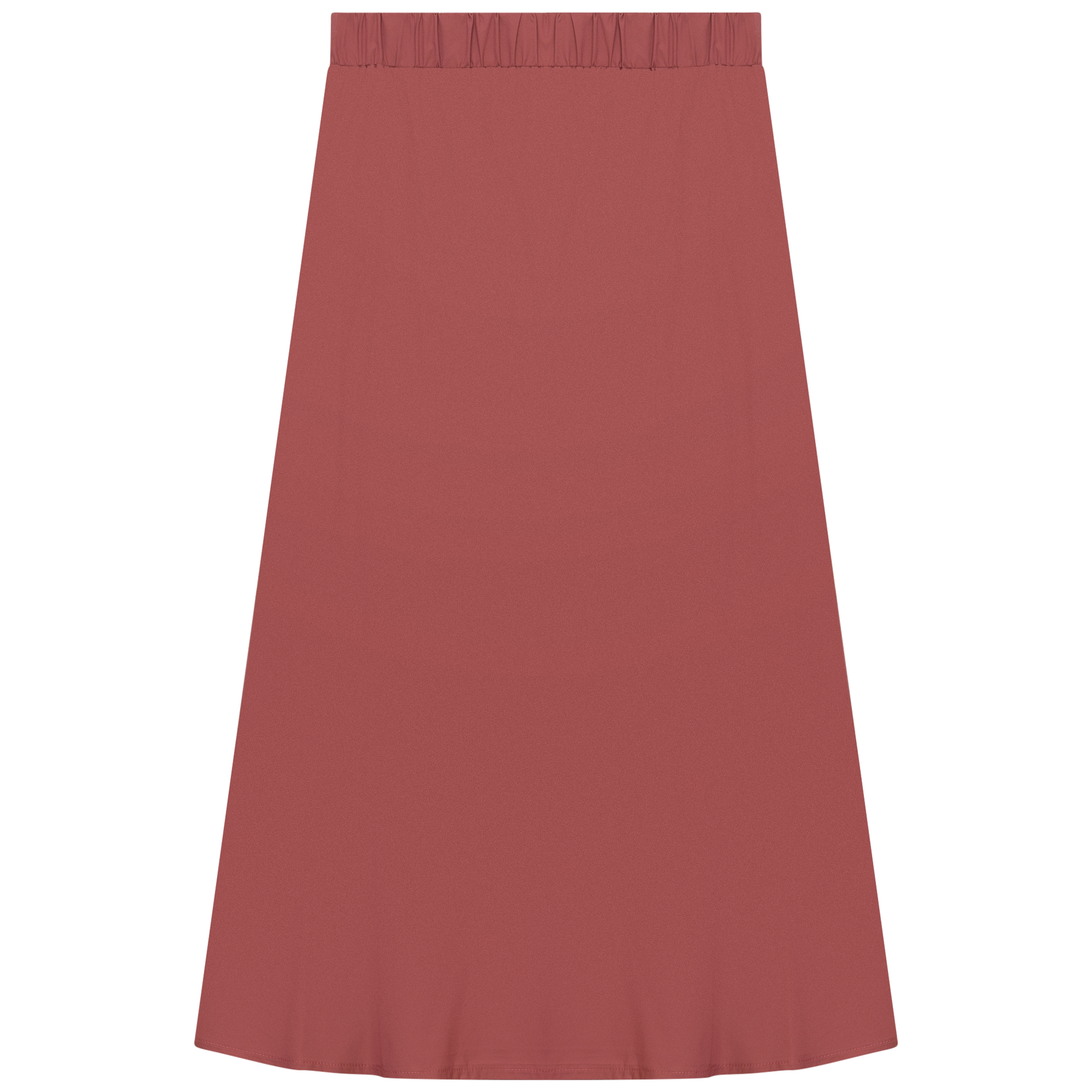 Flare Midi Skirt in Champagn by E.U.X. Exclusive