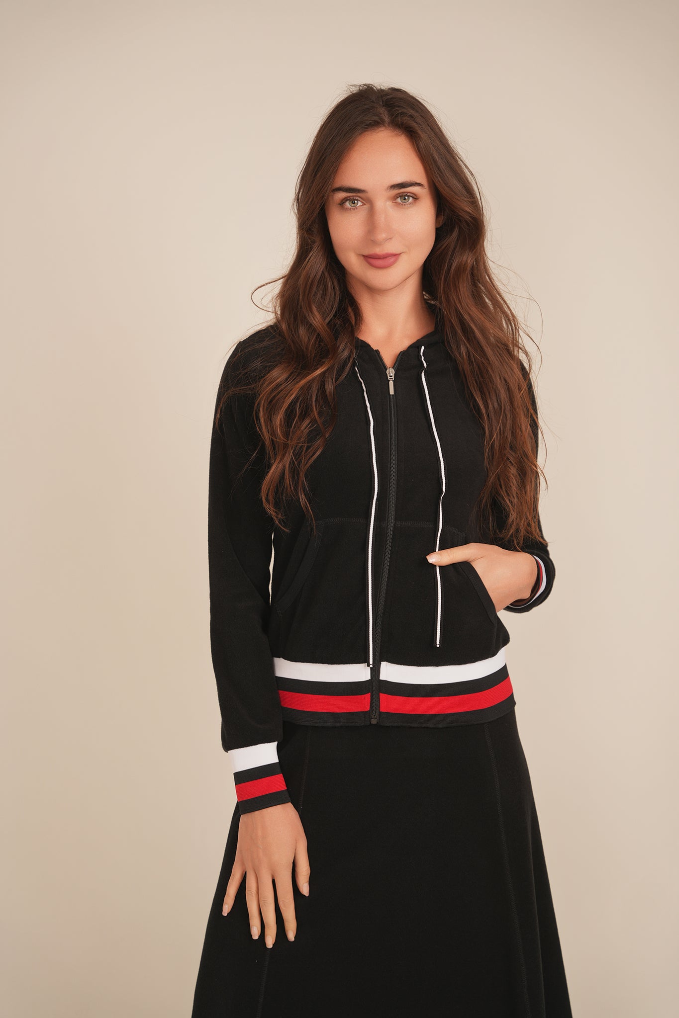 Terry 2Pc Set in Dark Denim by Red Myth