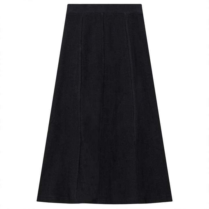 Textured cotton Panel Skirt Black Girls Skirt by {{ product_vemdor}}