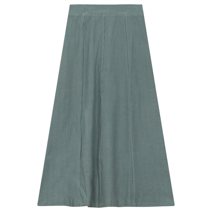 Textured cotton Panel Skirt Light Sage Girls Skirt by {{ product_vemdor}}