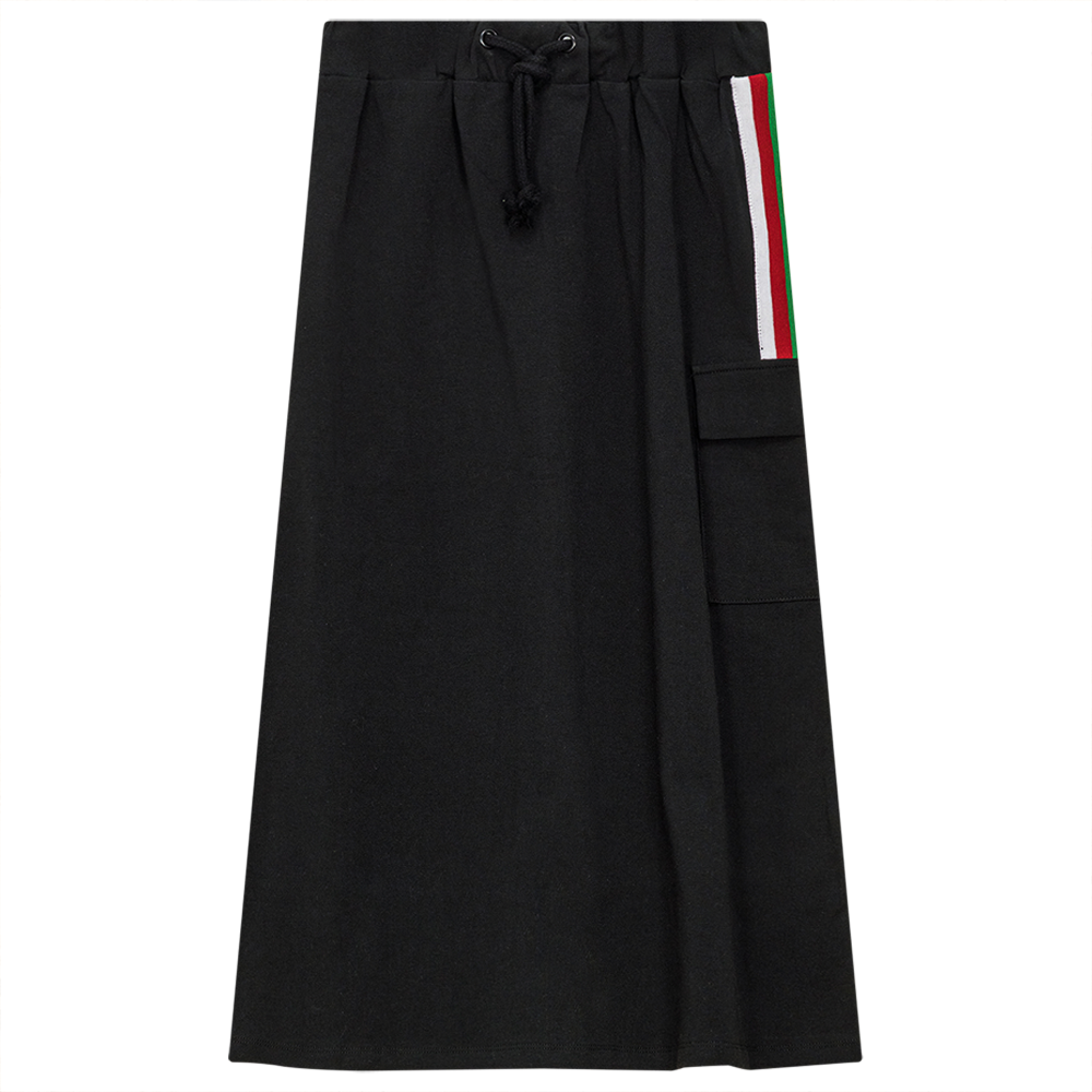 Striped Long Skirt Black Girls Skirt by {{ product_vemdor}}