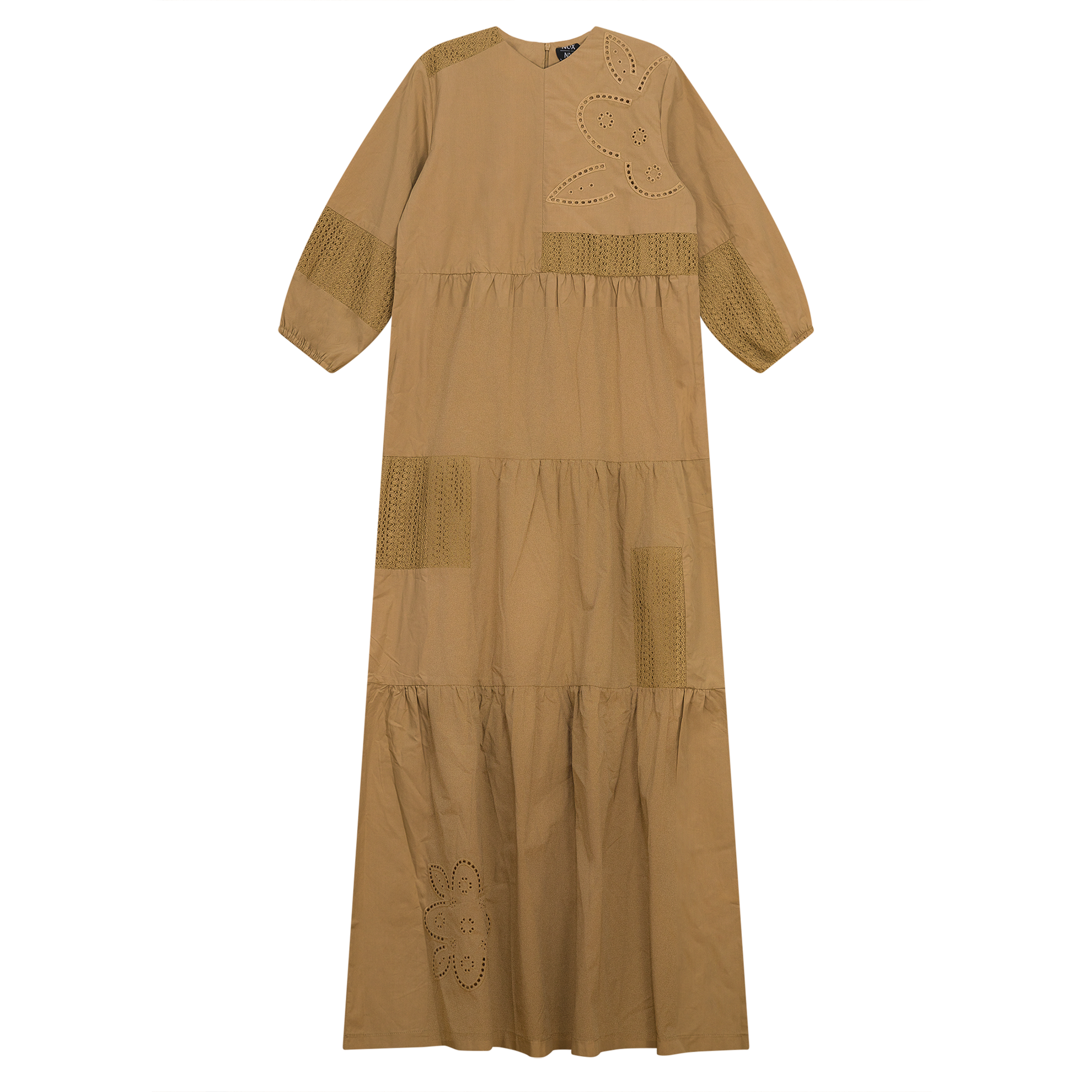 Lace Woven Dress in Stone by NOX-NY