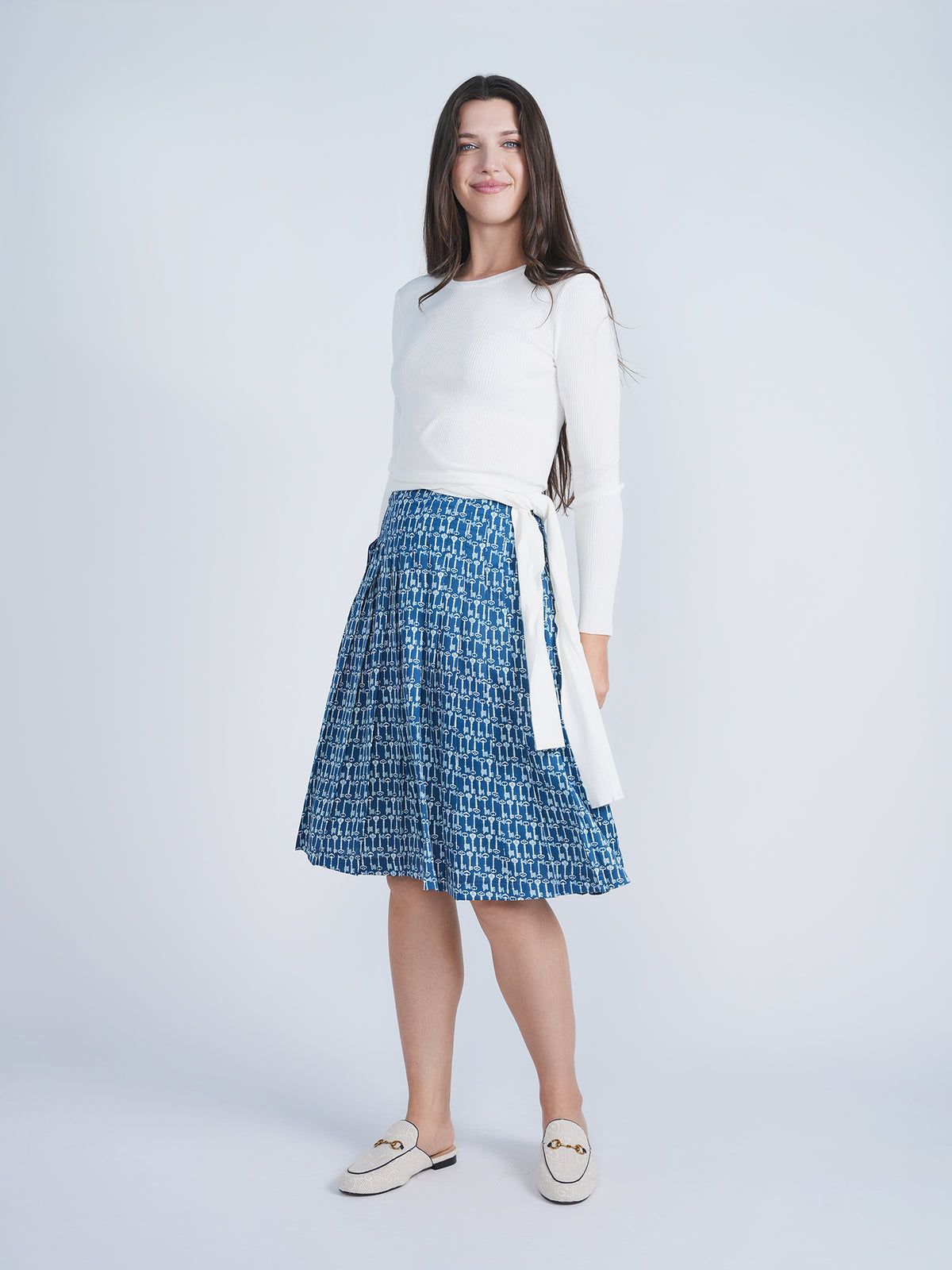 Rib Knit Wrap Top in by Ginger