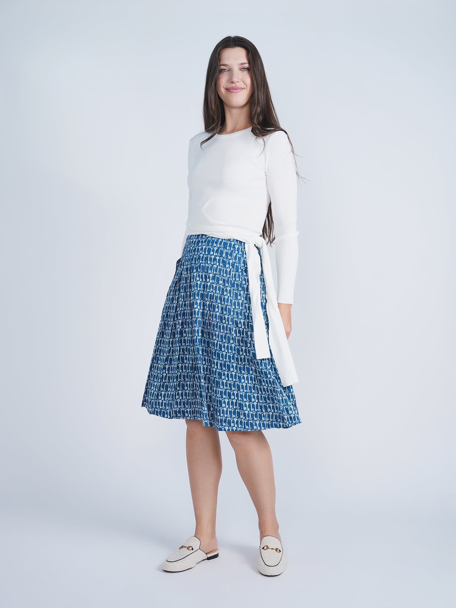 Rib Knit Wrap Top in by Ginger