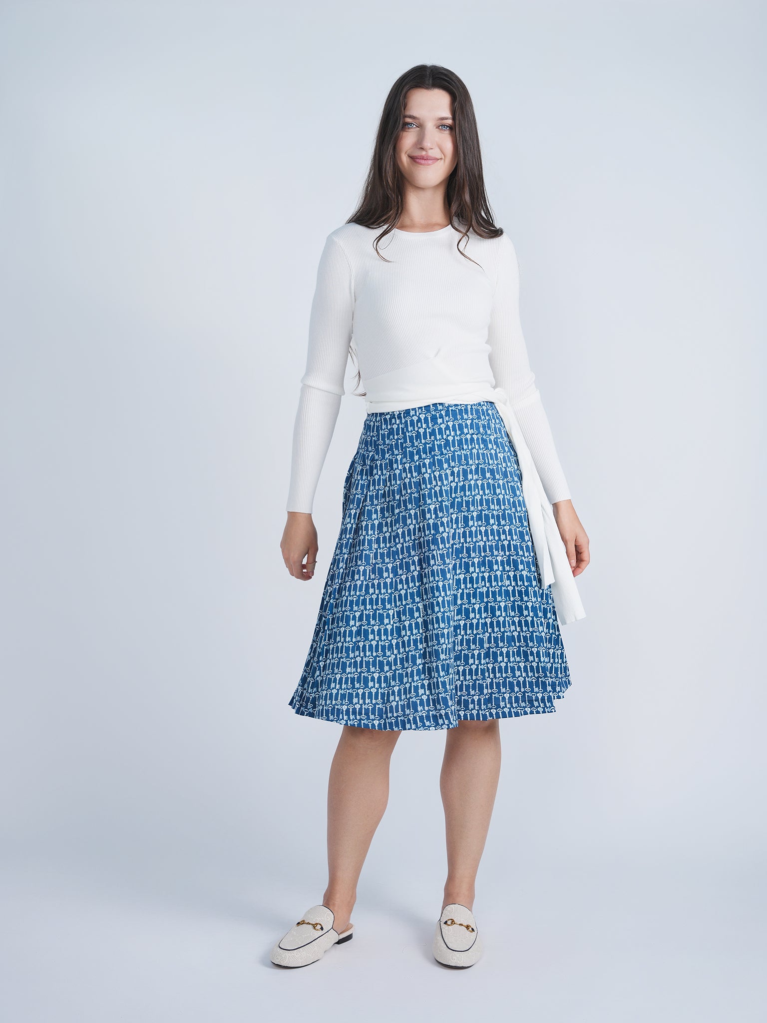 Rib Knit Wrap Top in by Ginger