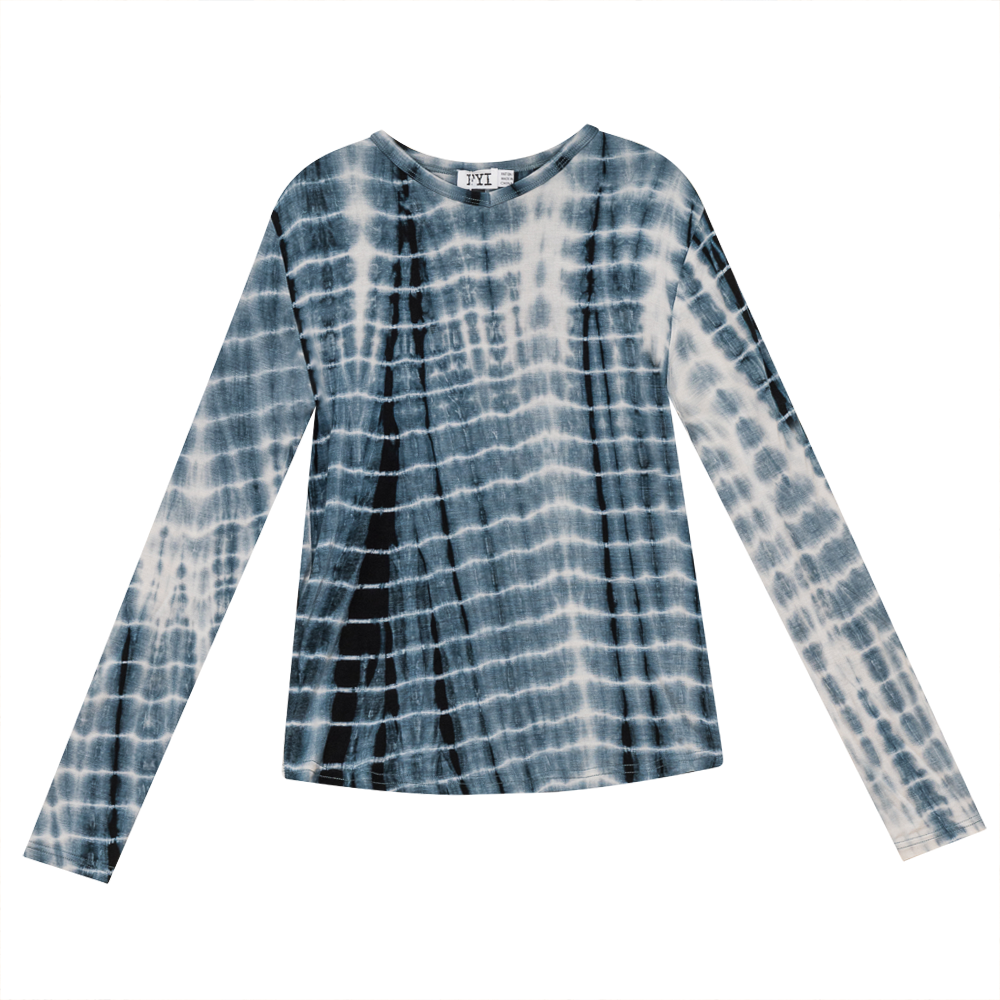 Tie Dye Top in Denim by FYI
