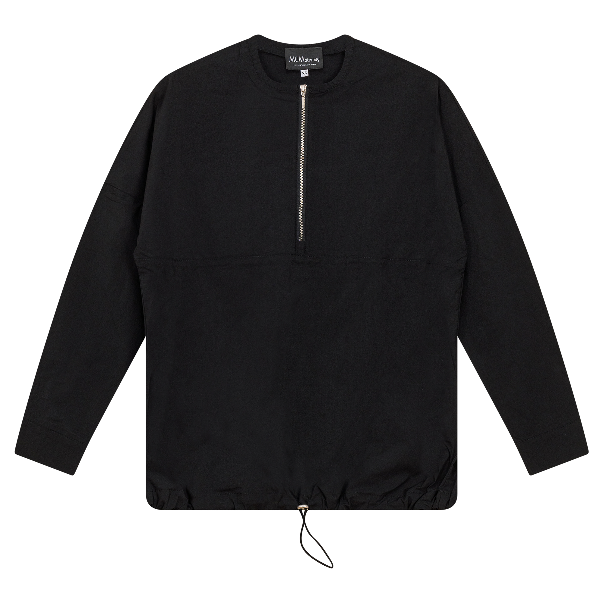 Maternity Cotton Henley Bungee Top in by MCM