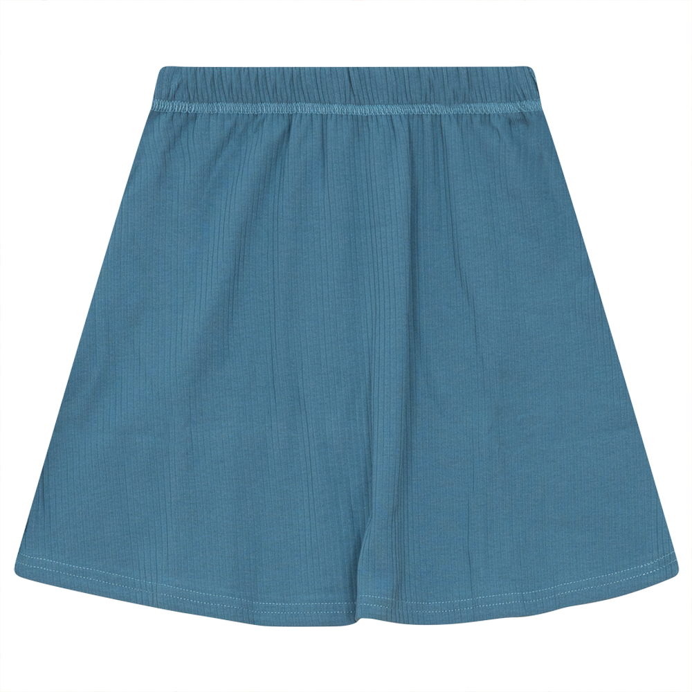 A-Line Skirt in Shadow Blue by Peek a boo