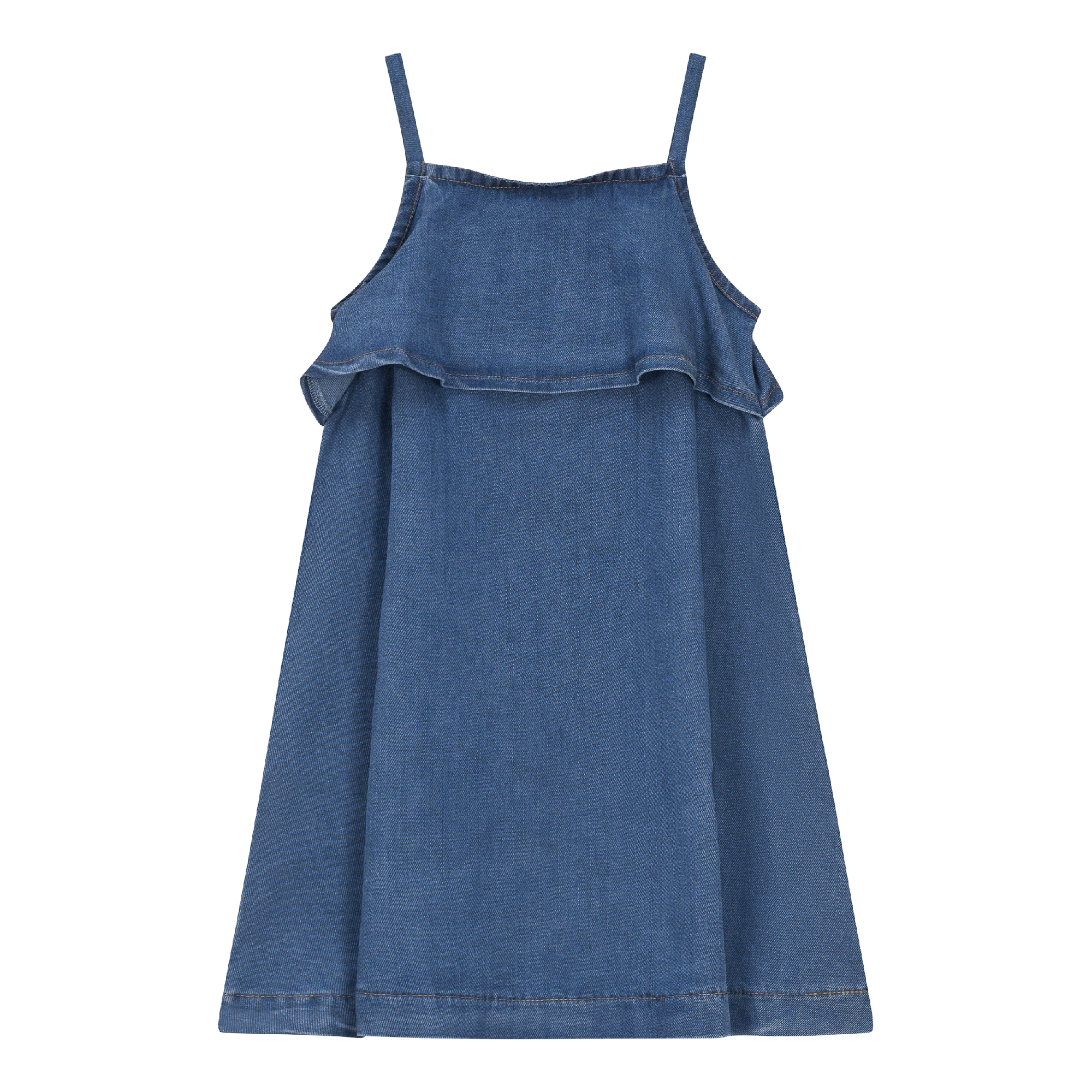 Denim Jumper in Medium Denim by Puddles