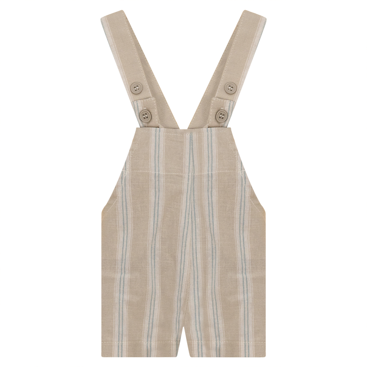 Stripped Overall Beige Baby Overall by {{ product_vemdor}}