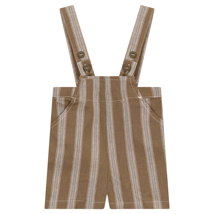 Stripped Overall Cocoa Baby Overall by {{ product_vemdor}}