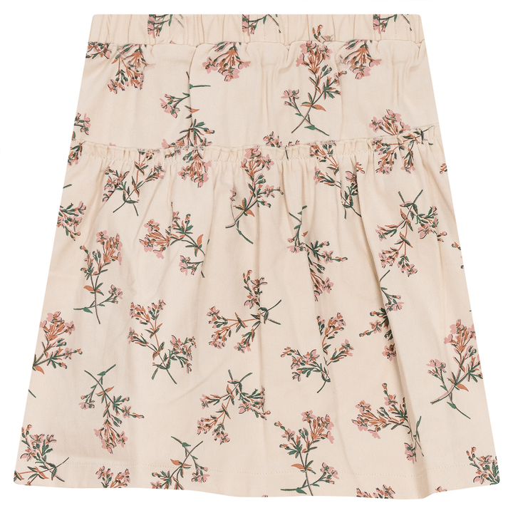 Floral Tiered Skirt Light Pink Girls Skirt by {{ product_vemdor}}