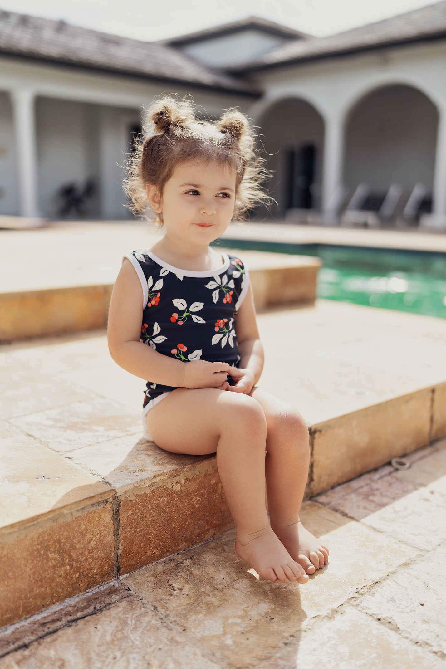 Cherry Print Swimsuit in by Try