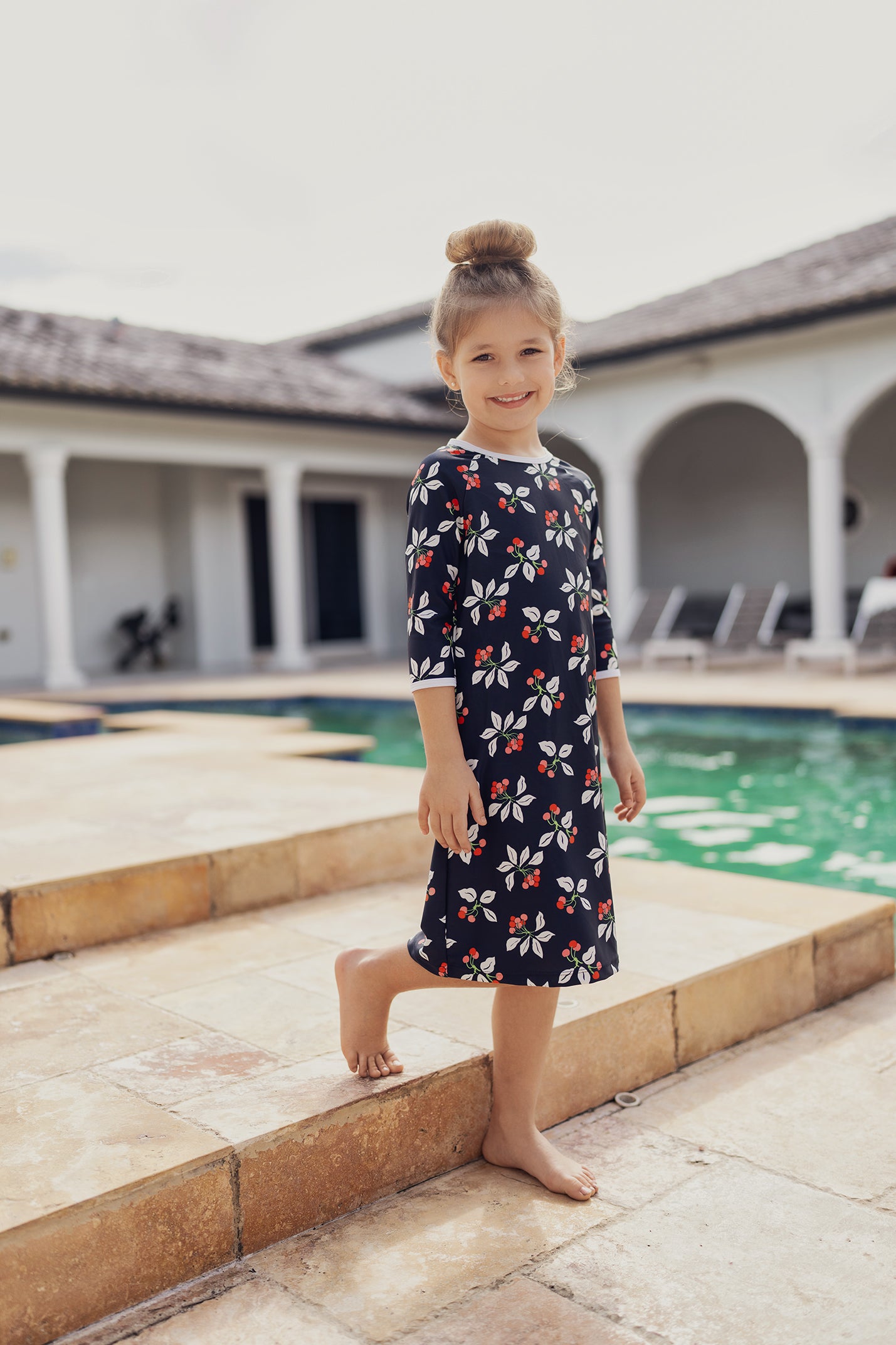 Cherry Print Swim Dress in by Try