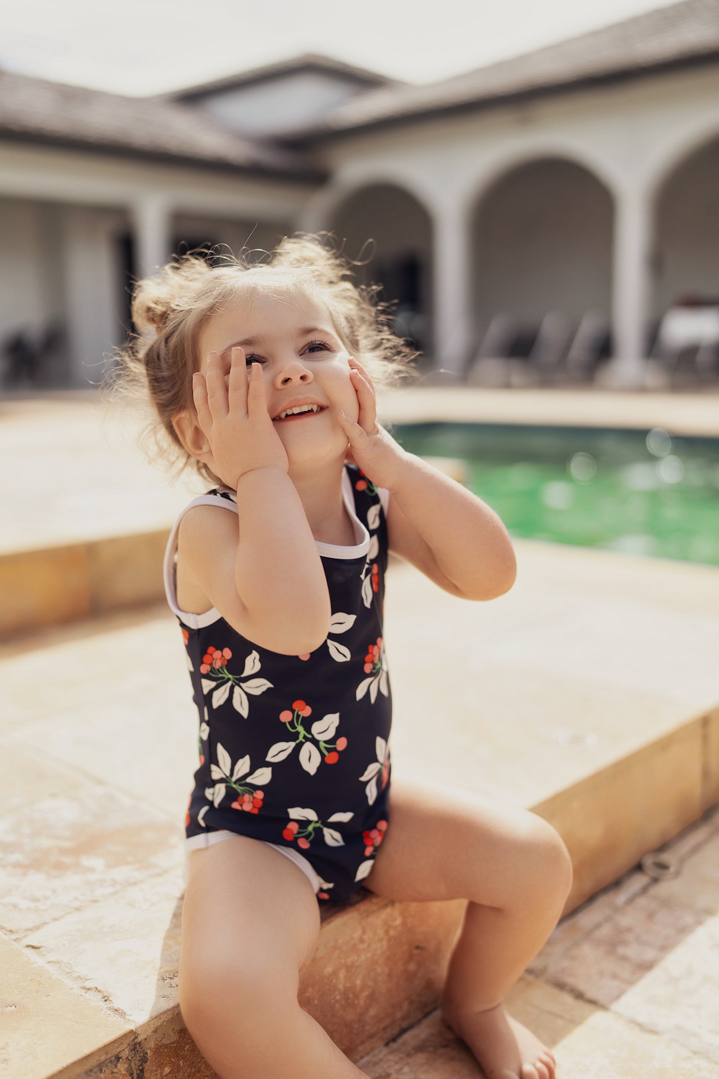 Cherry Print Swimsuit in by Try