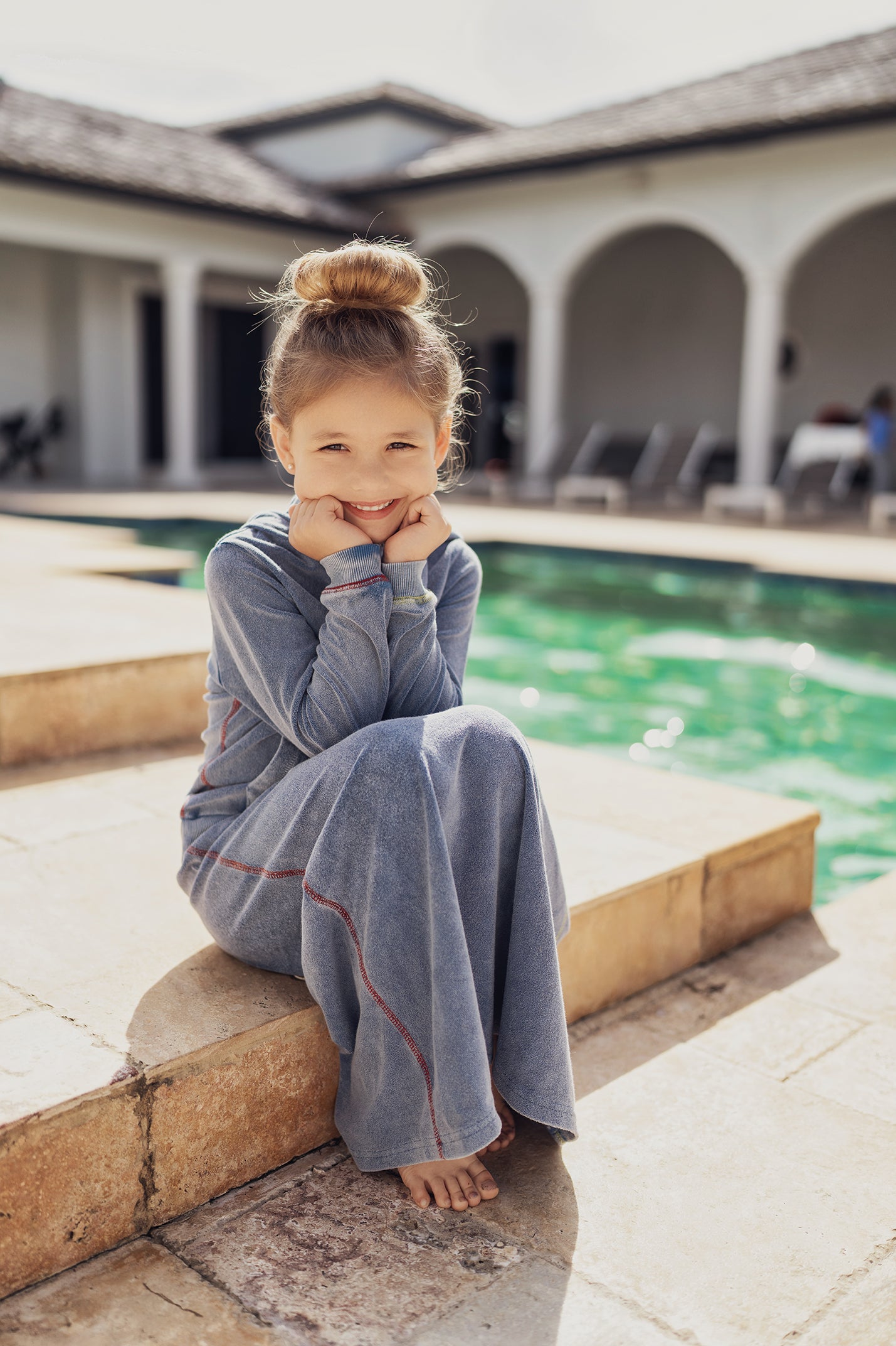 Multi Color Stitched Terry 2Pc Set in by Try