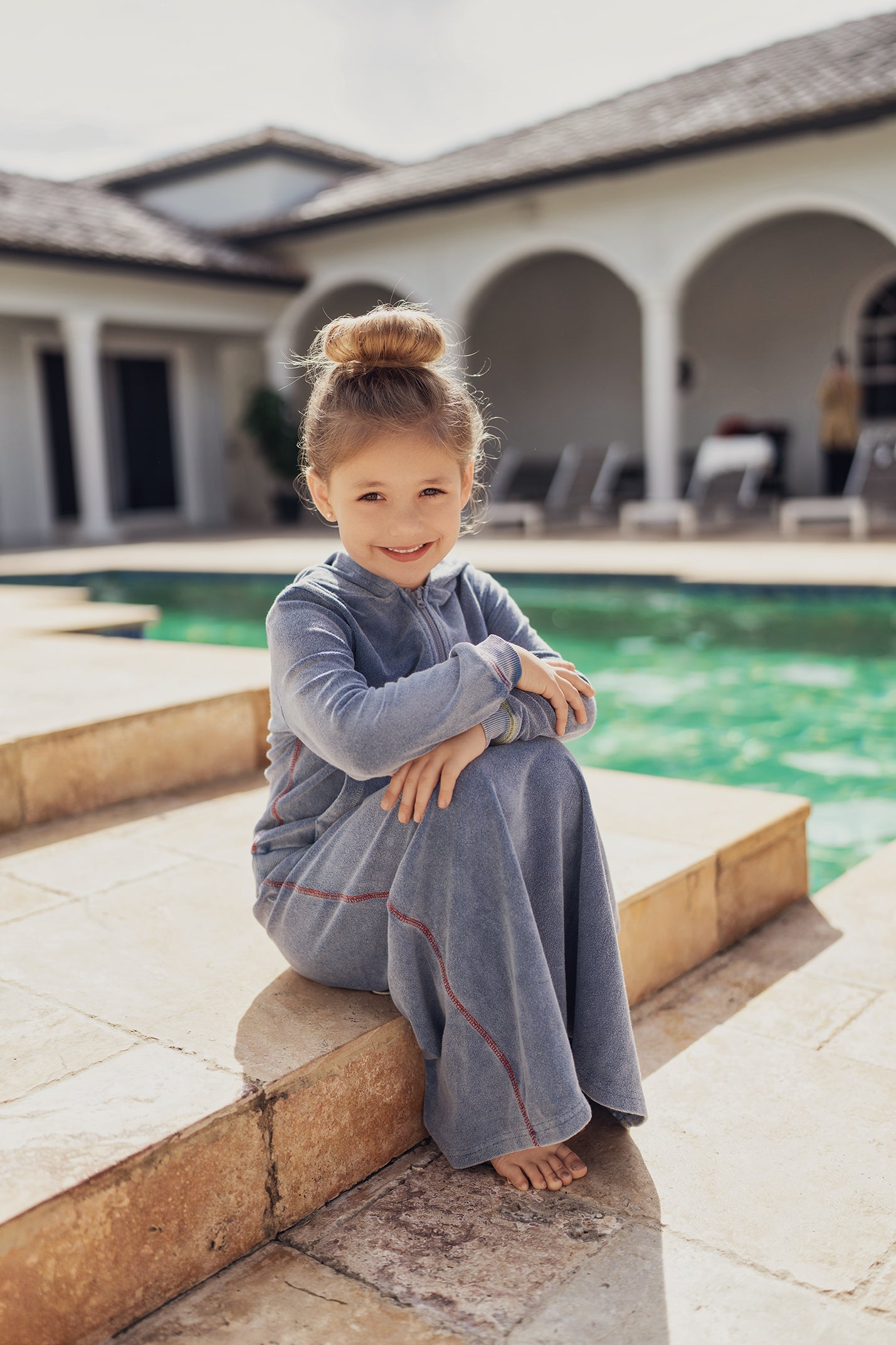 Multi Color Stitched Terry 2Pc Set in by Try