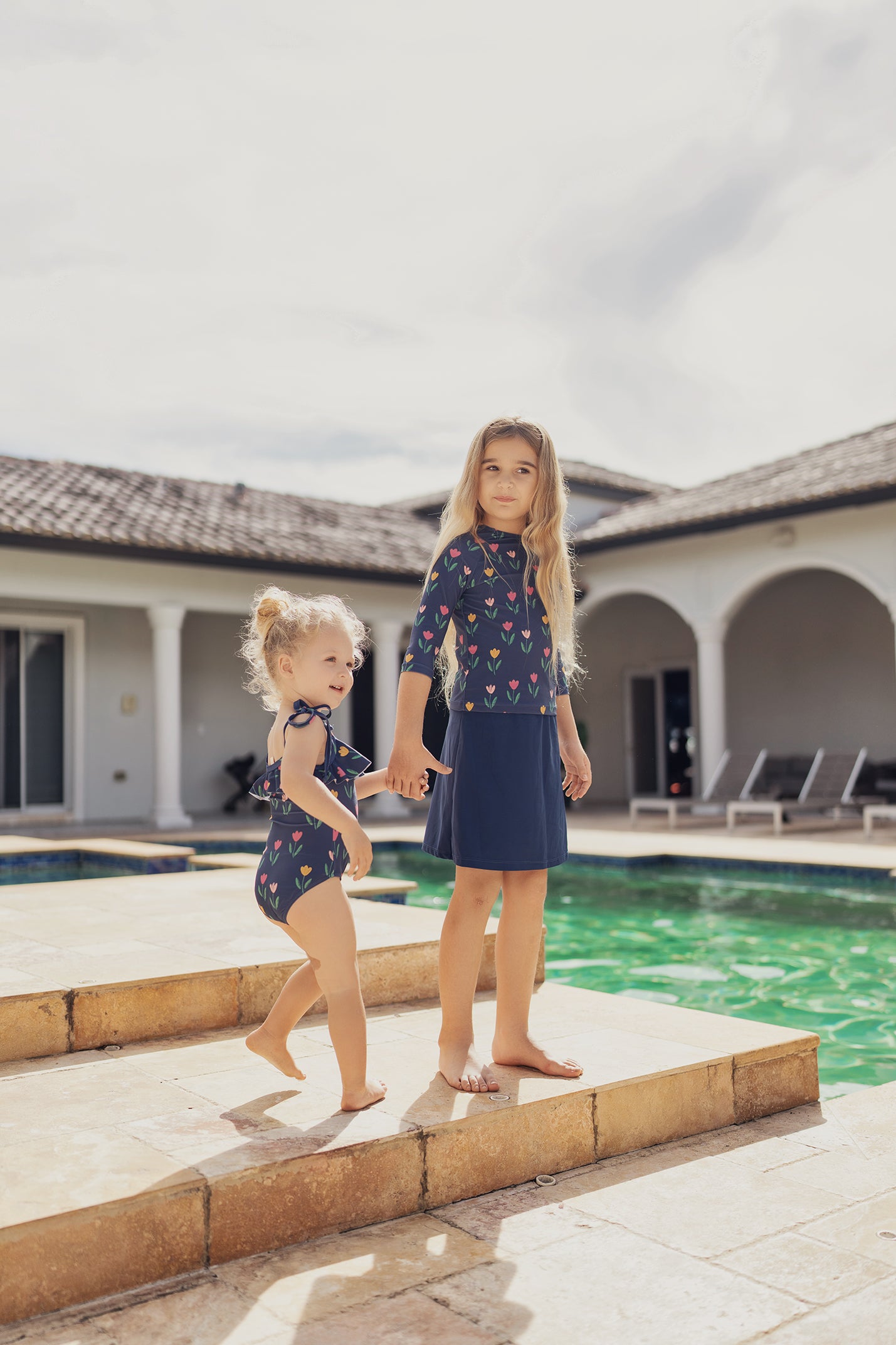 Flower Print 2Pc Swim Set in by Sunburnt