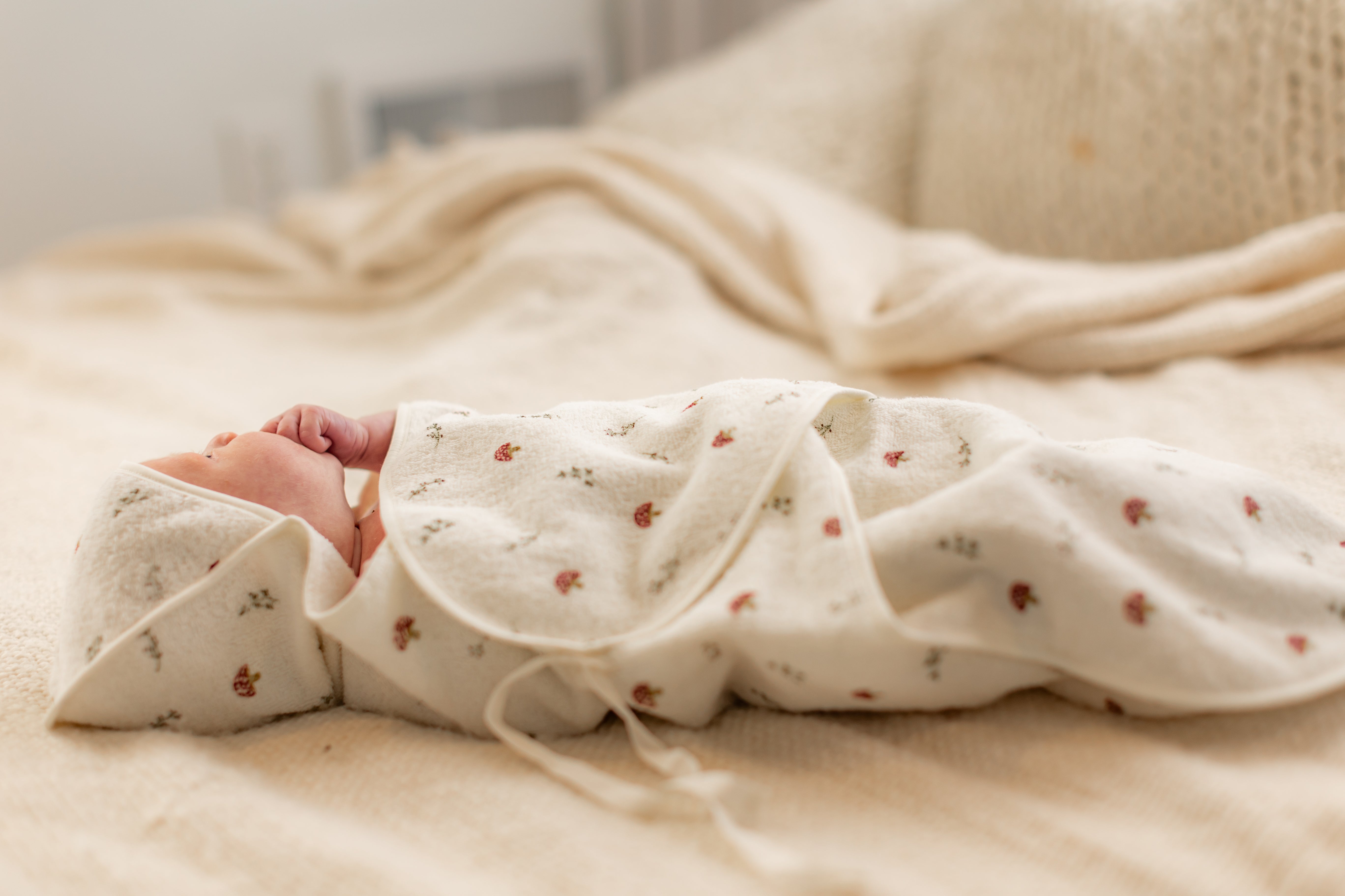 Printed Wrap Terry Towel in by Bebe Bella