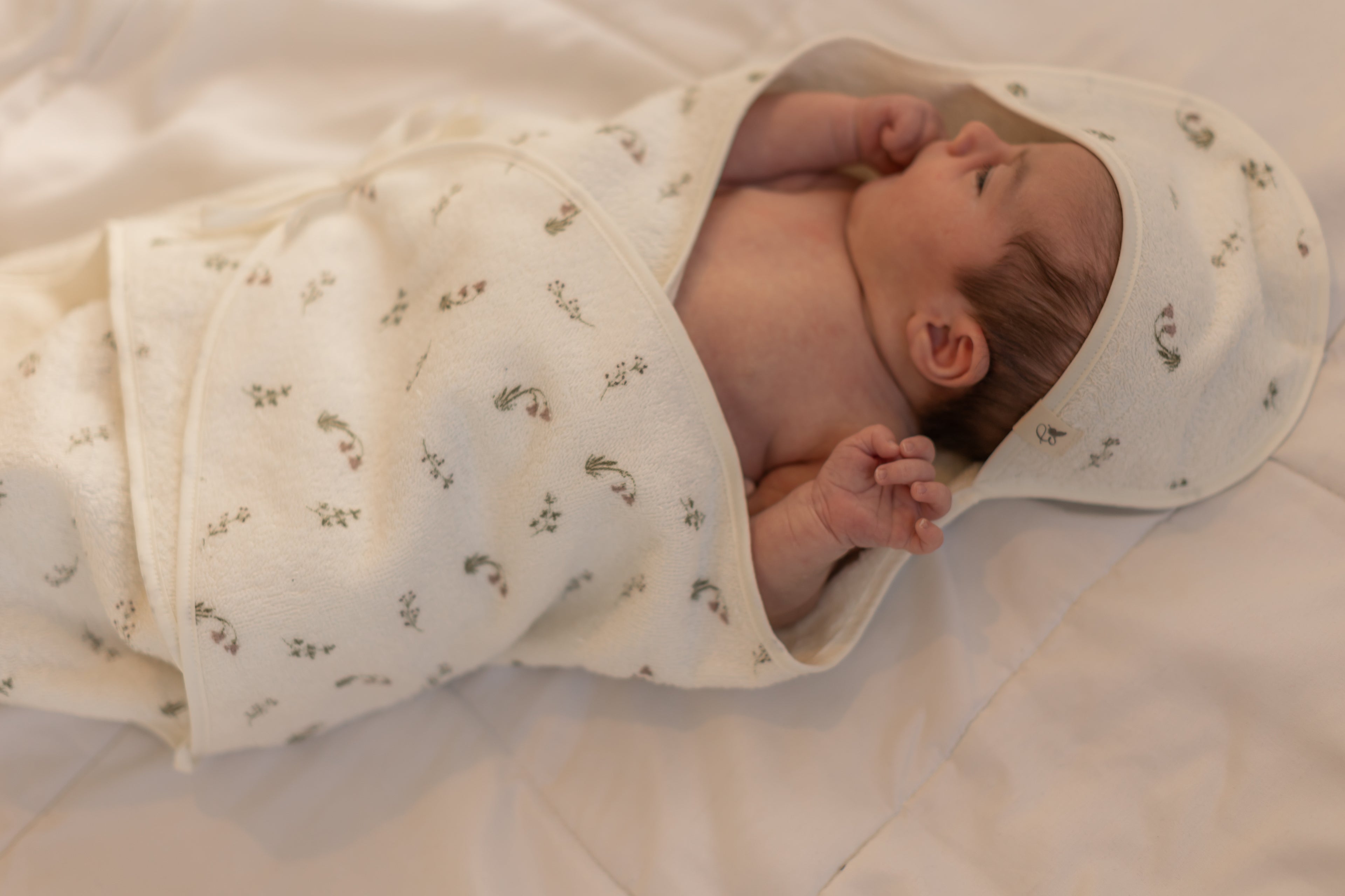 Printed Wrap Terry Towel in by Bebe Bella