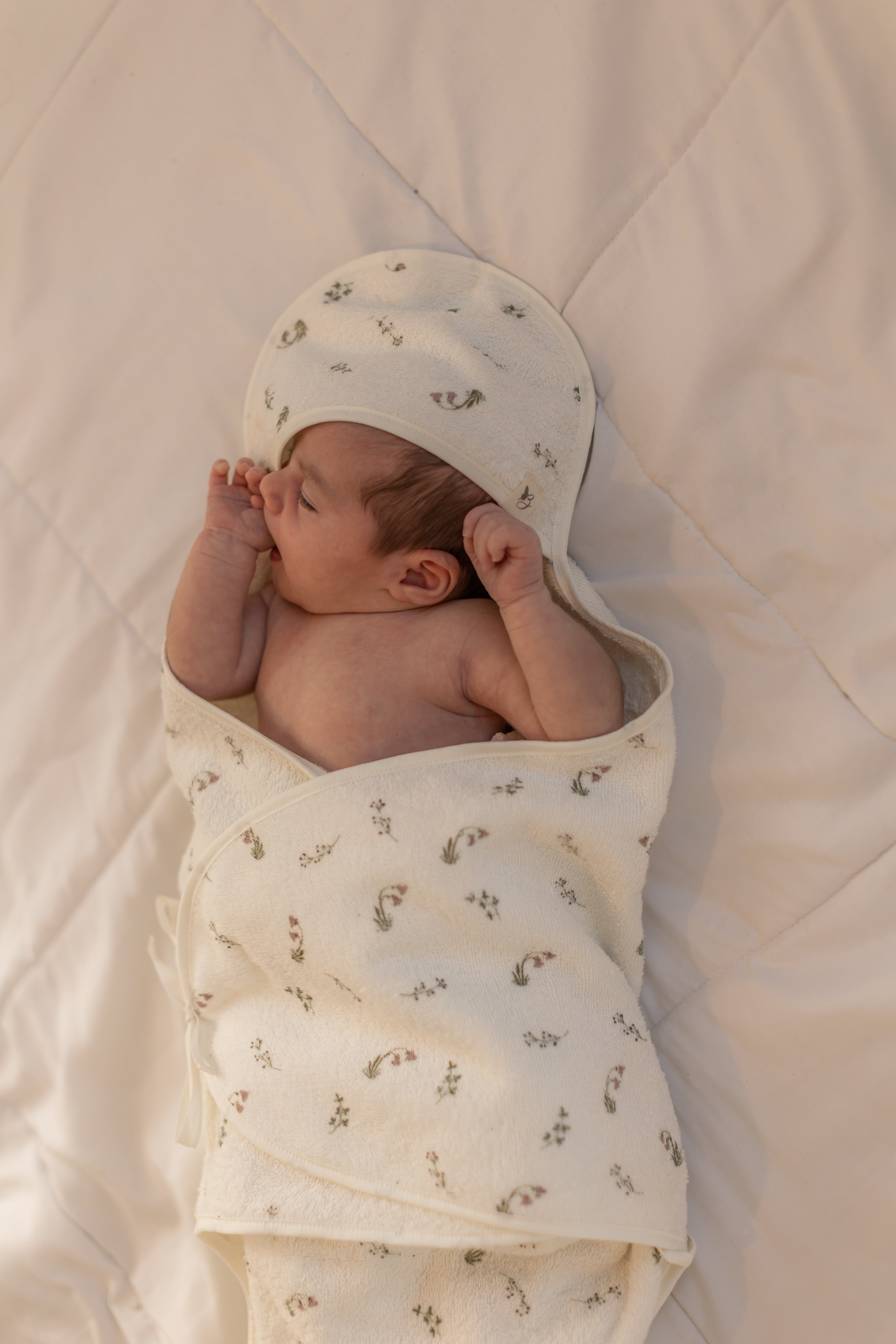 Printed Wrap Terry Towel in by Bebe Bella