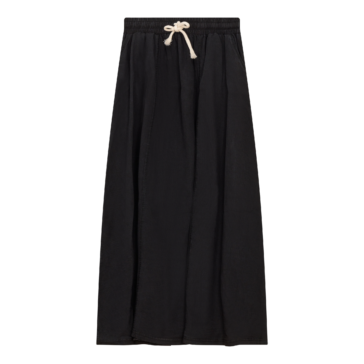 Denim Skirt in Black Mix by Unclear