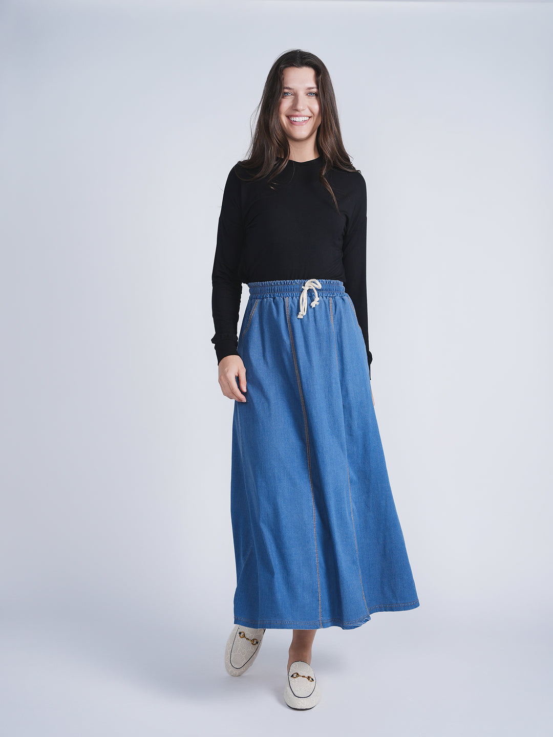 Denim Skirt Ladies Skirt by {{ product_vemdor}}