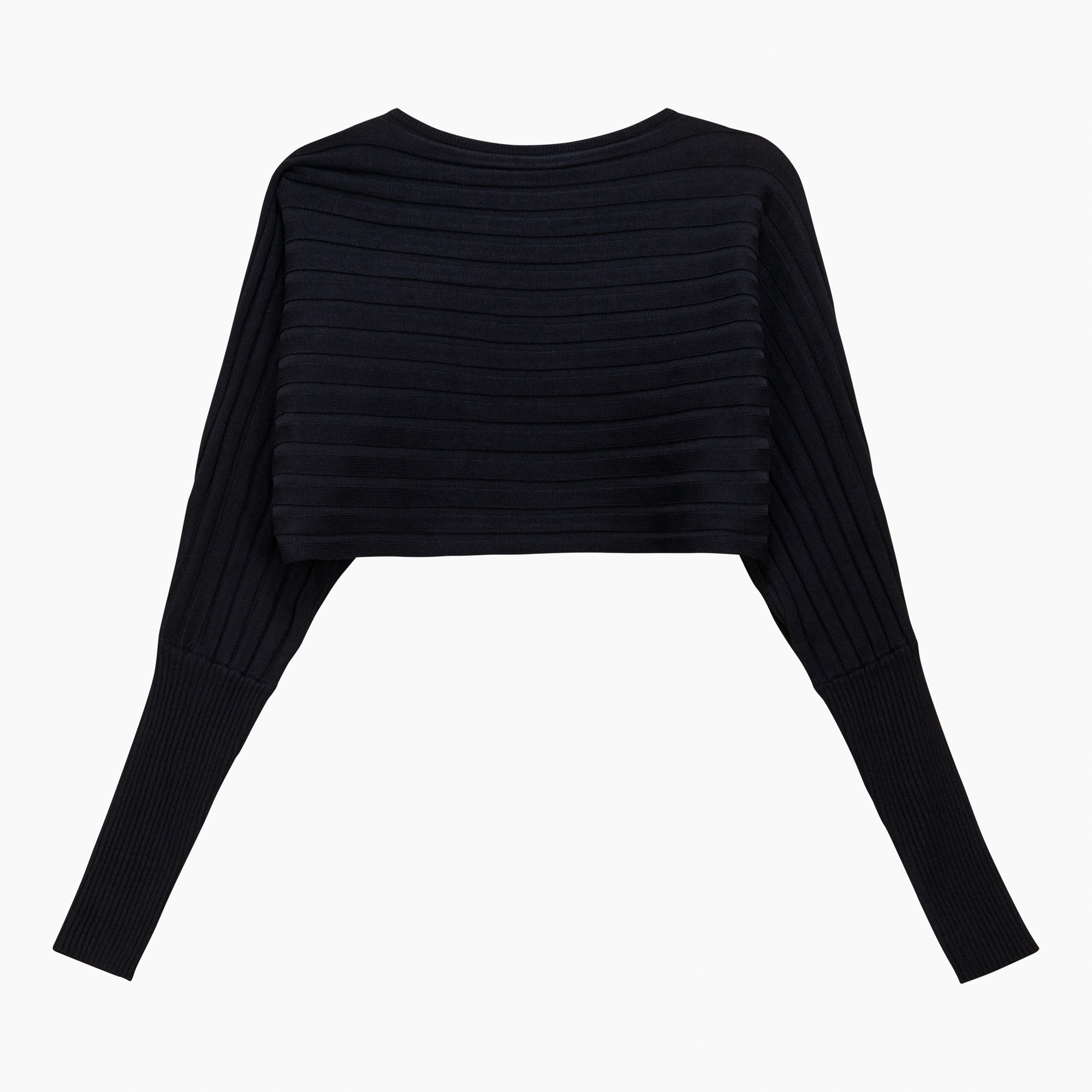 Cropped Dolman Sweater in Dark Navy by MiuMax