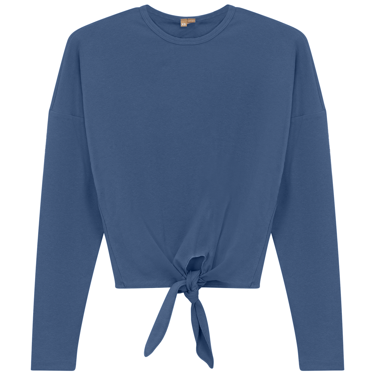Tie Tee in Chambray by Positive