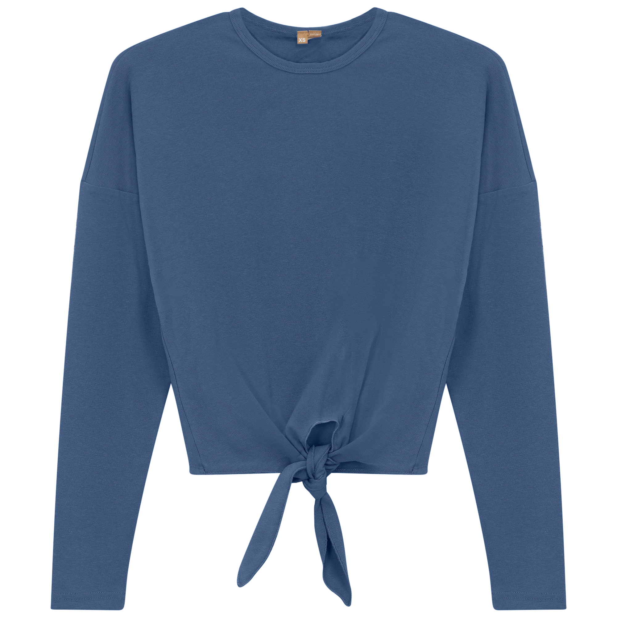 Tie Tee in Chambray by Positive