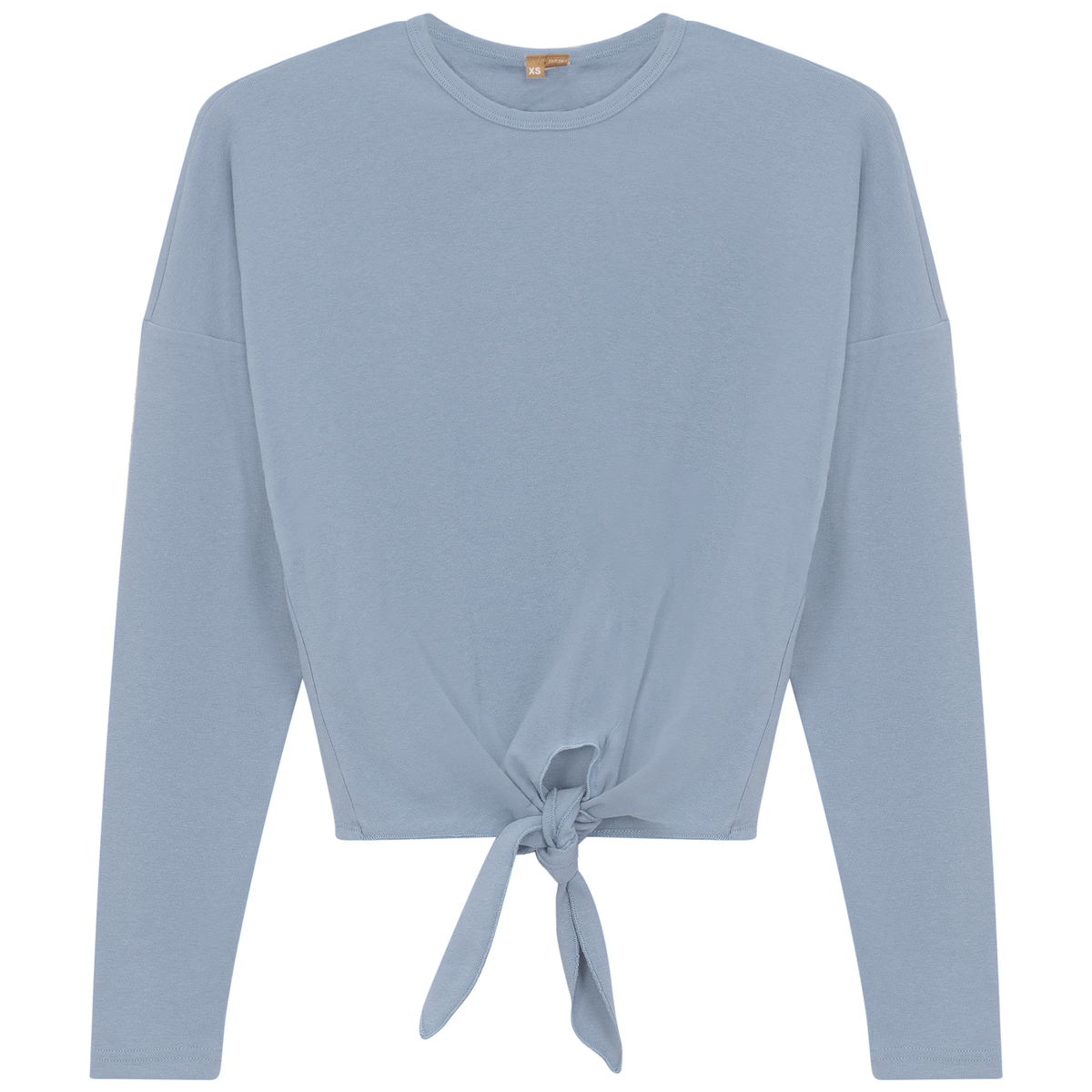 Tie Tee in Dark Dusty Blue by Positive