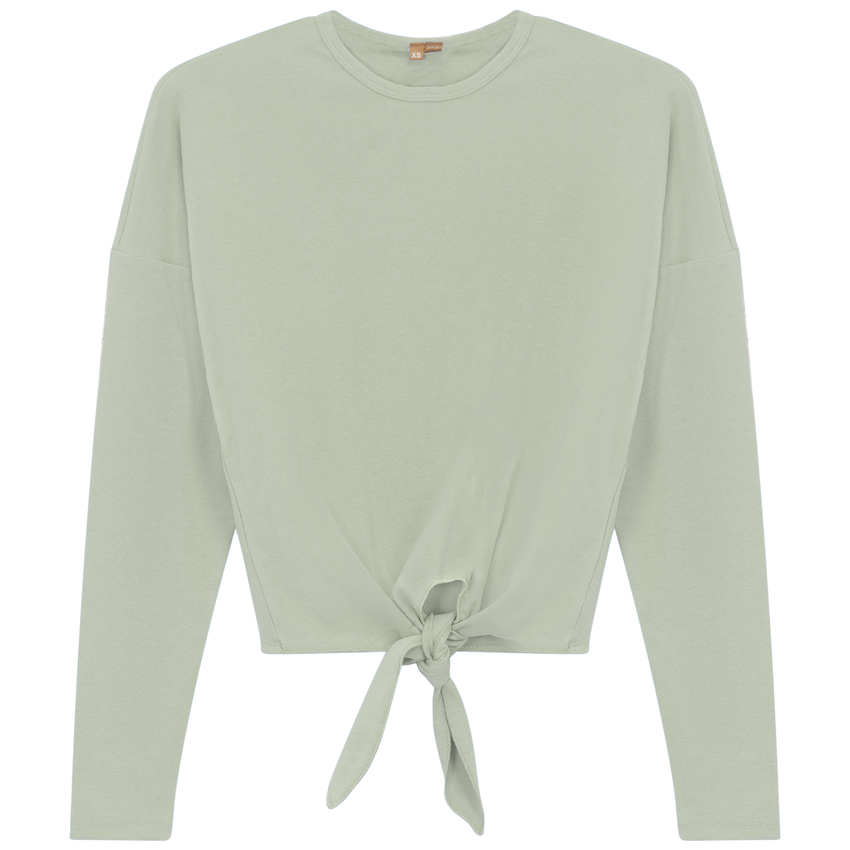 Tie Tee in Light Mint by Positive