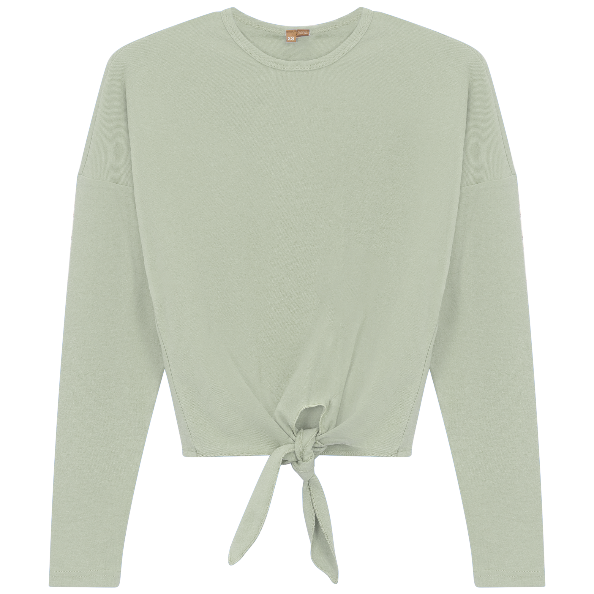 Tie Tee in Light Mint by Positive