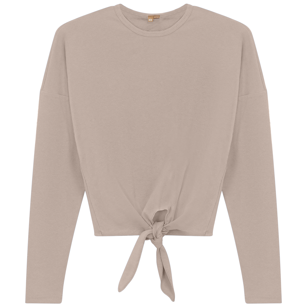 Tie Tee in Stone by Positive