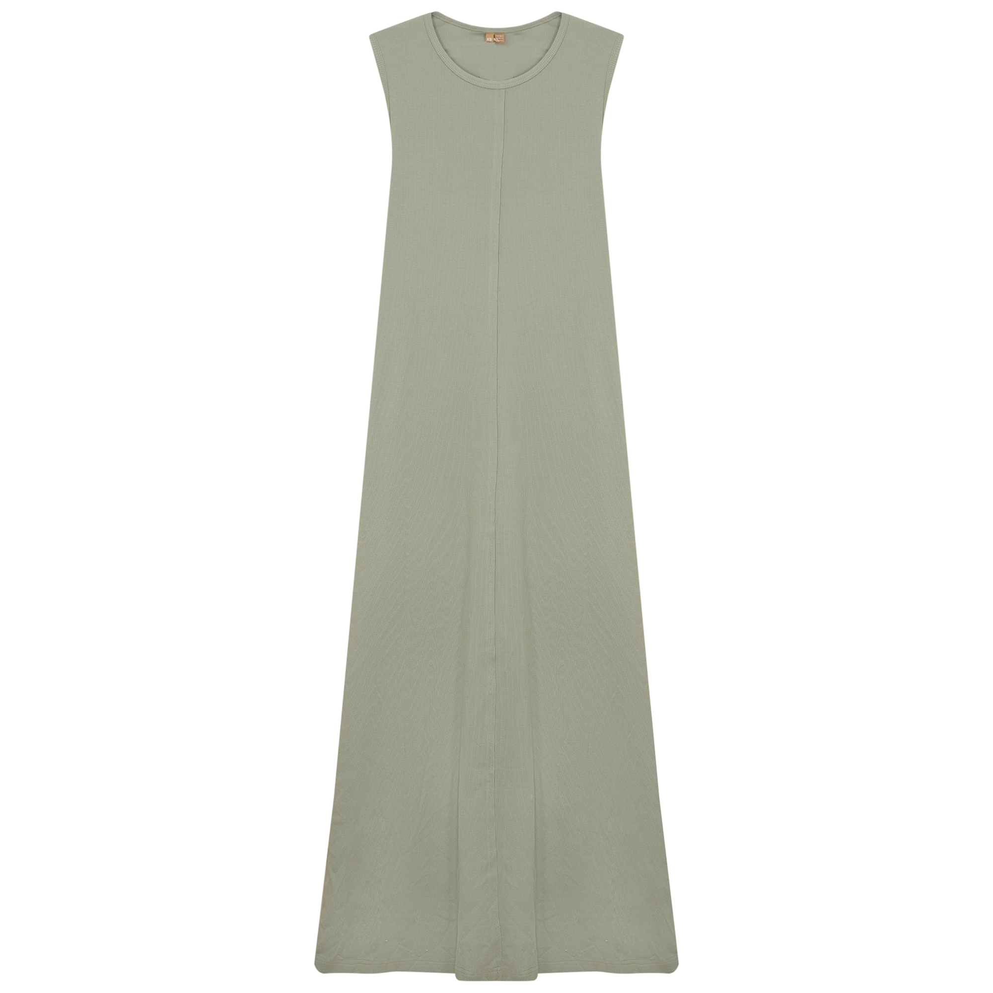 Ribbed Maxi Jumper in Basil by Positive