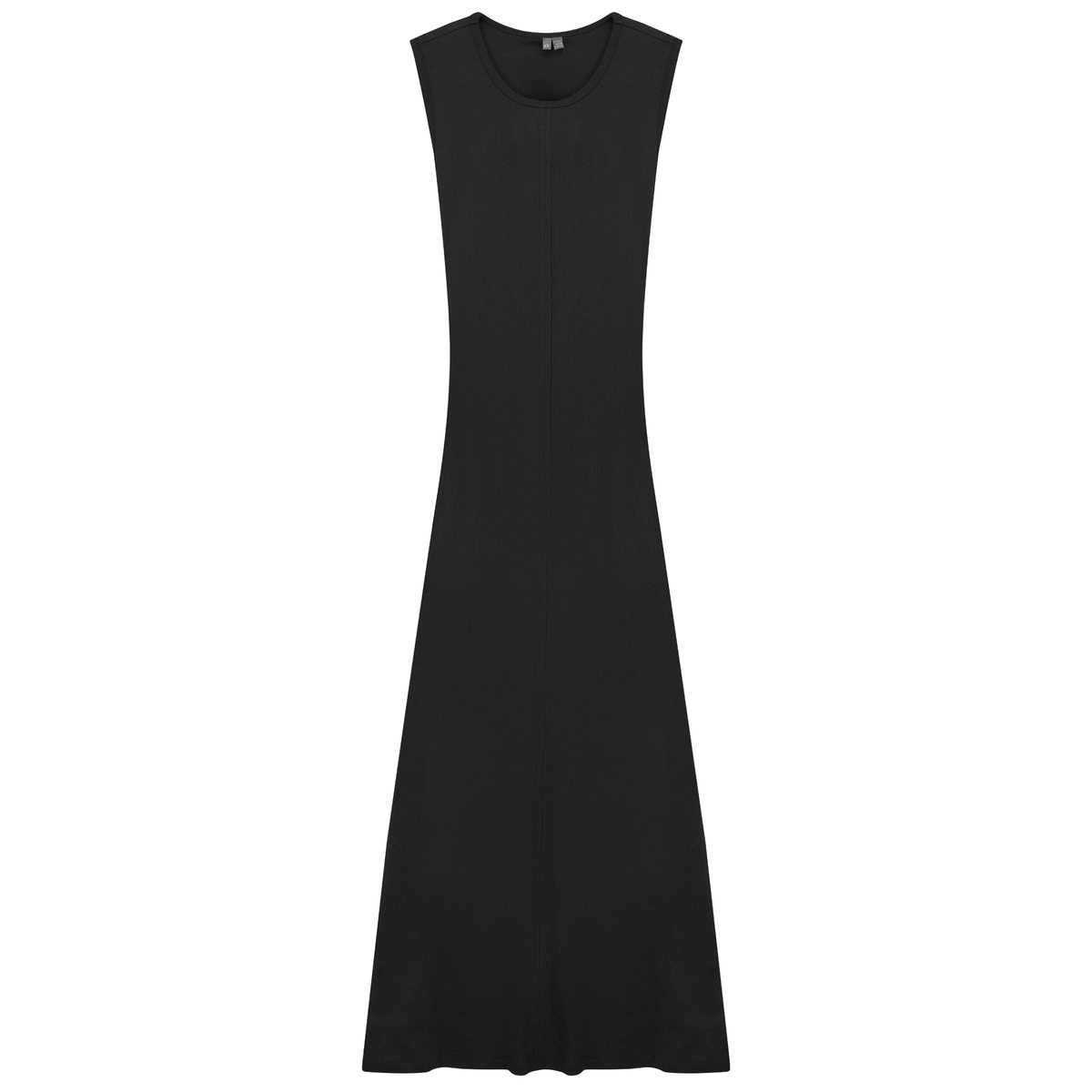 Ribbed Maxi Jumper in Black by Positive